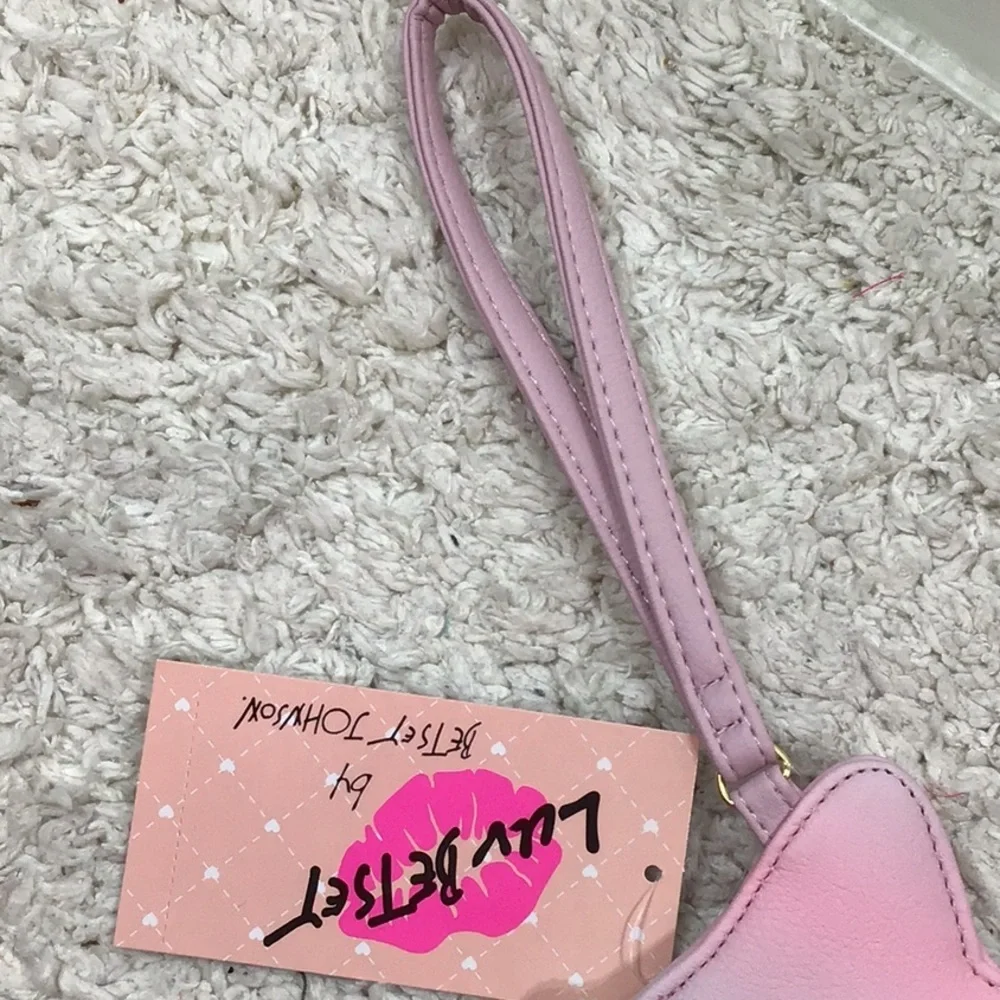 Betsey Johnson unicorn wristlet NWT